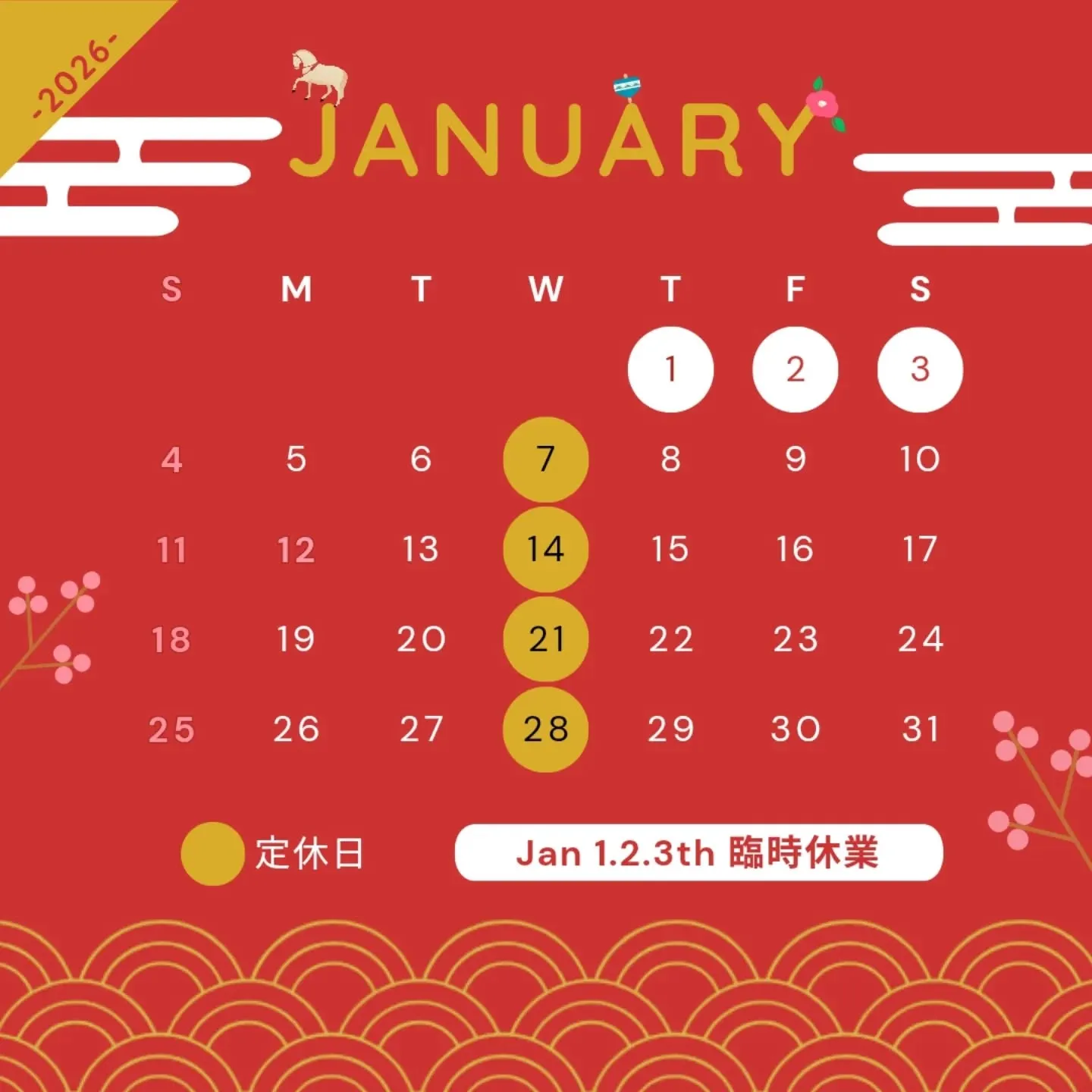 あけましておめでとうございます。